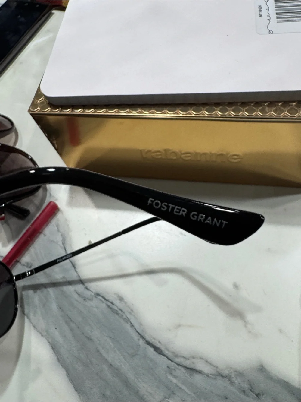 Foster Grand Classic Black Aviator Sunglasses - Unbranded